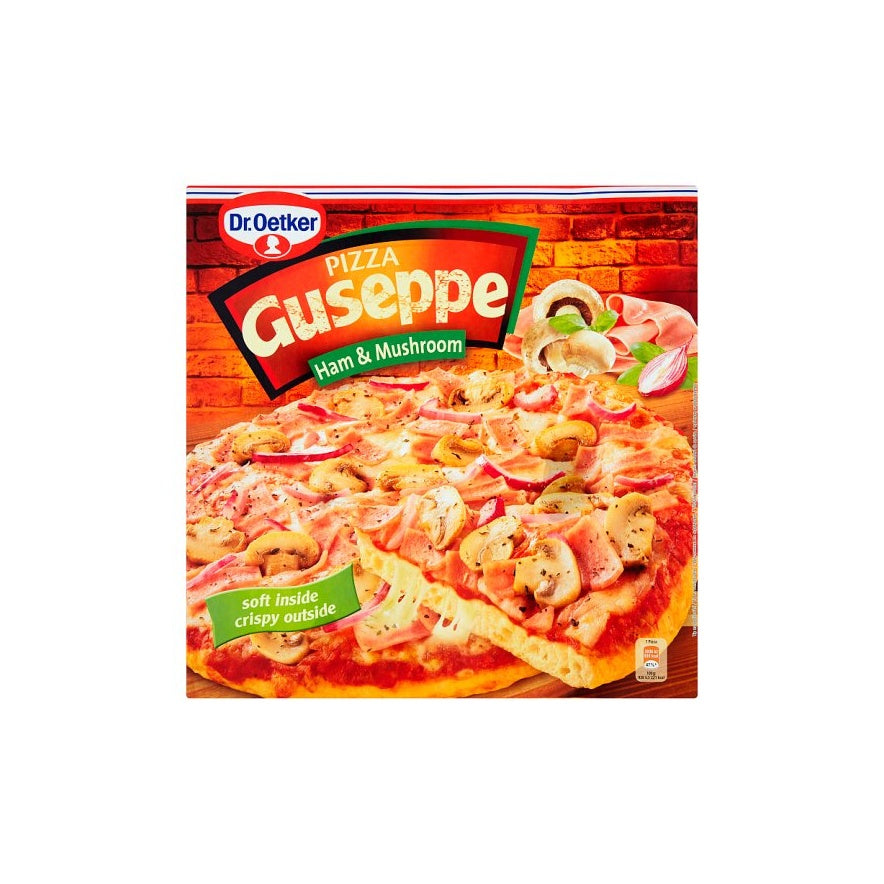 Guseppe Pizza šunková se žampiony 410g