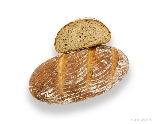 Chléb pšenično žitný "1/2" 0,45 Kg