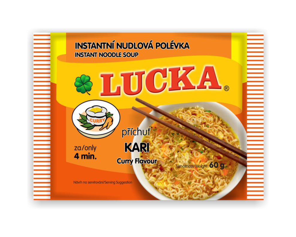 Instantní nudlová polévka Bibis nudlová kari 60g