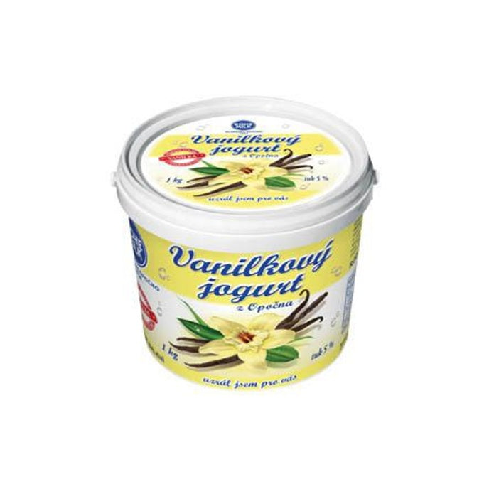 Jogur vanilkový 5% Opočenský 10% 1kg