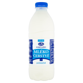 Mléko Čerstvé polotučné Olma 1,5% 1l