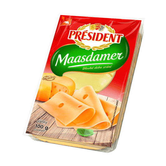Maasdamer plátky président 100 g