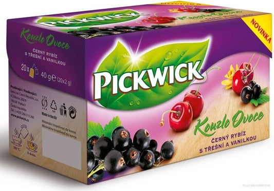 Pickwick Čaj malina s třešní  - 20 x 2g